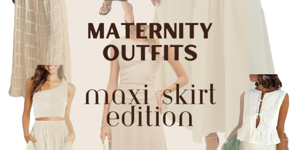 Maternity Outfits: Skirt Set Edition